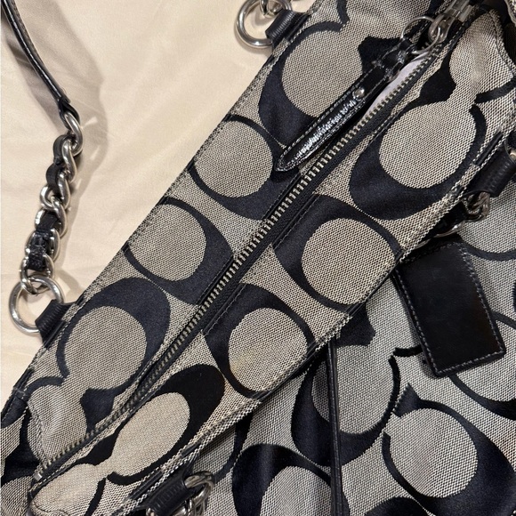 Coach Black and Gray Tote - Picture 10 of 10